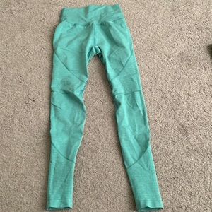 NEW Alphalete OG Revival Leggings in Jade Green.